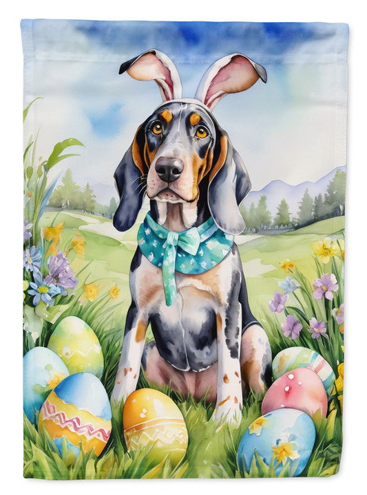 Buy this Bluetick Coonhound Easter Egg Hunt Garden Flag