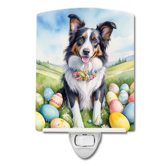 Buy this Border Collie Easter Egg Hunt Ceramic Night Light