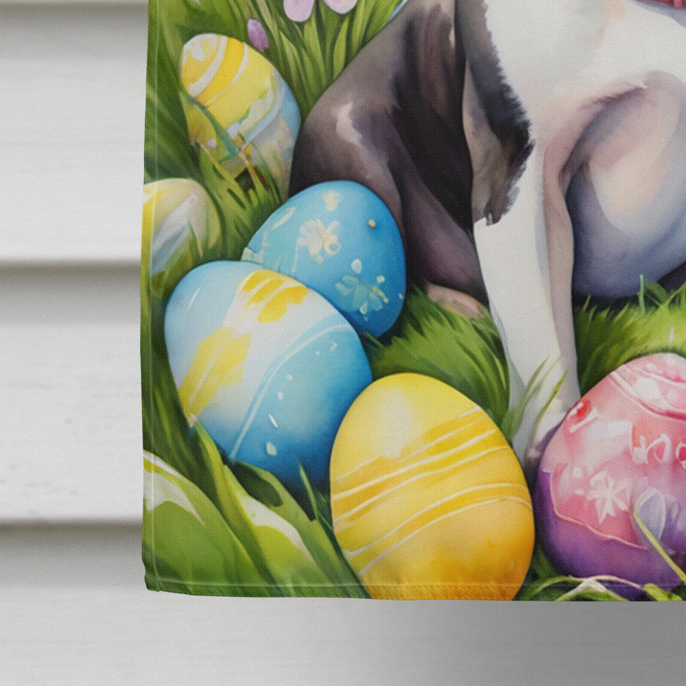 Boston Terrier Easter Egg Hunt House Flag