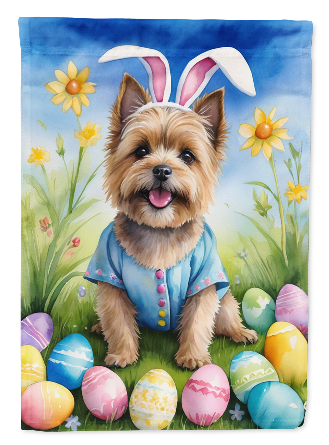 Buy this Cairn Terrier Easter Egg Hunt Garden Flag
