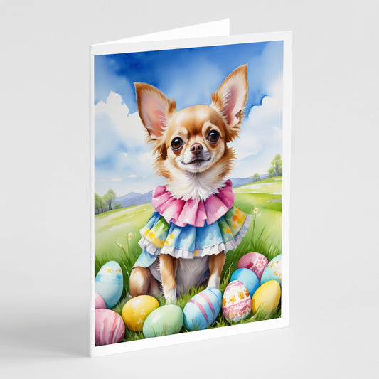 Buy this Chihuahua Easter Egg Hunt Greeting Cards Pack of 8