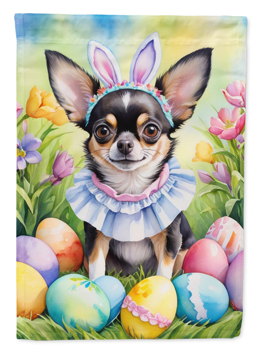 Buy this Chihuahua Easter Egg Hunt House Flag