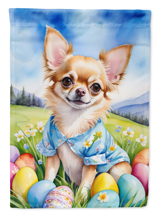 Buy this Chihuahua Easter Egg Hunt House Flag