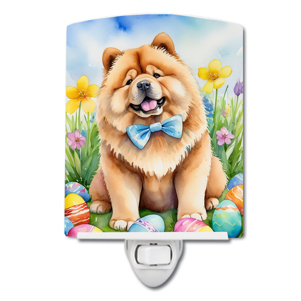 Buy this Chow Chow Easter Egg Hunt Ceramic Night Light