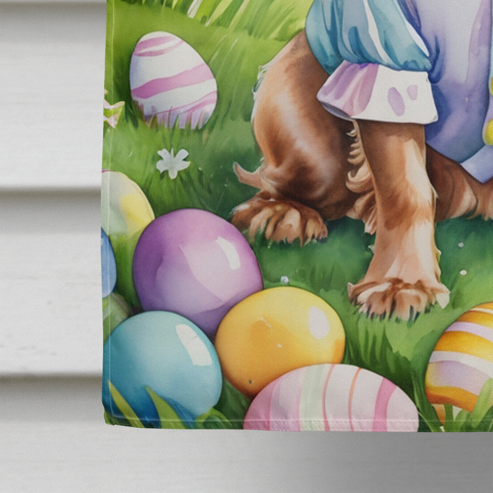 Cocker Spaniel Easter Egg Hunt House Flag