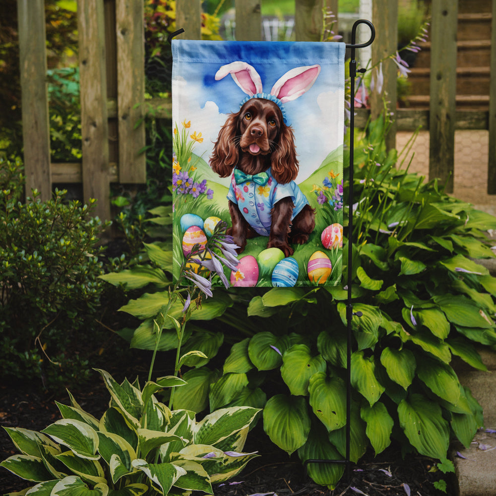 Cocker Spaniel Easter Egg Hunt Garden Flag