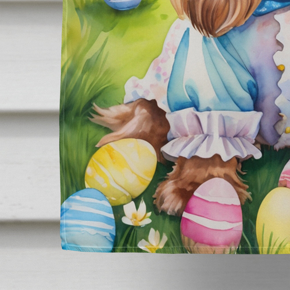 Cocker Spaniel Easter Egg Hunt House Flag