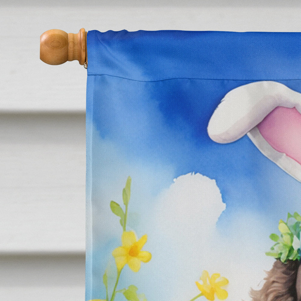 Curly-Coated Retriever Easter Egg Hunt House Flag