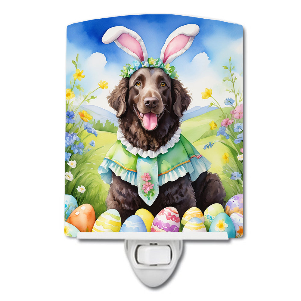 Buy this Curly-Coated Retriever Easter Egg Hunt Ceramic Night Light