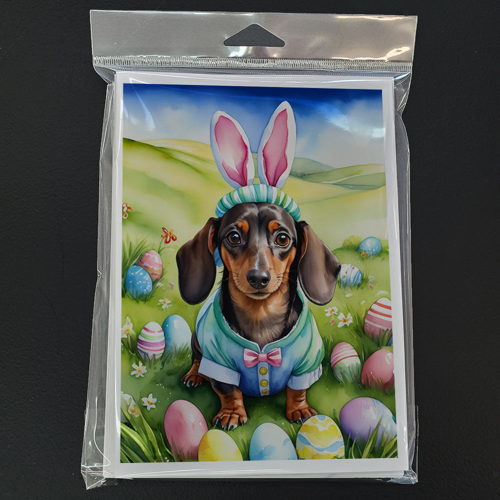 Dachshund Easter Egg Hunt Greeting Cards Pack of 8