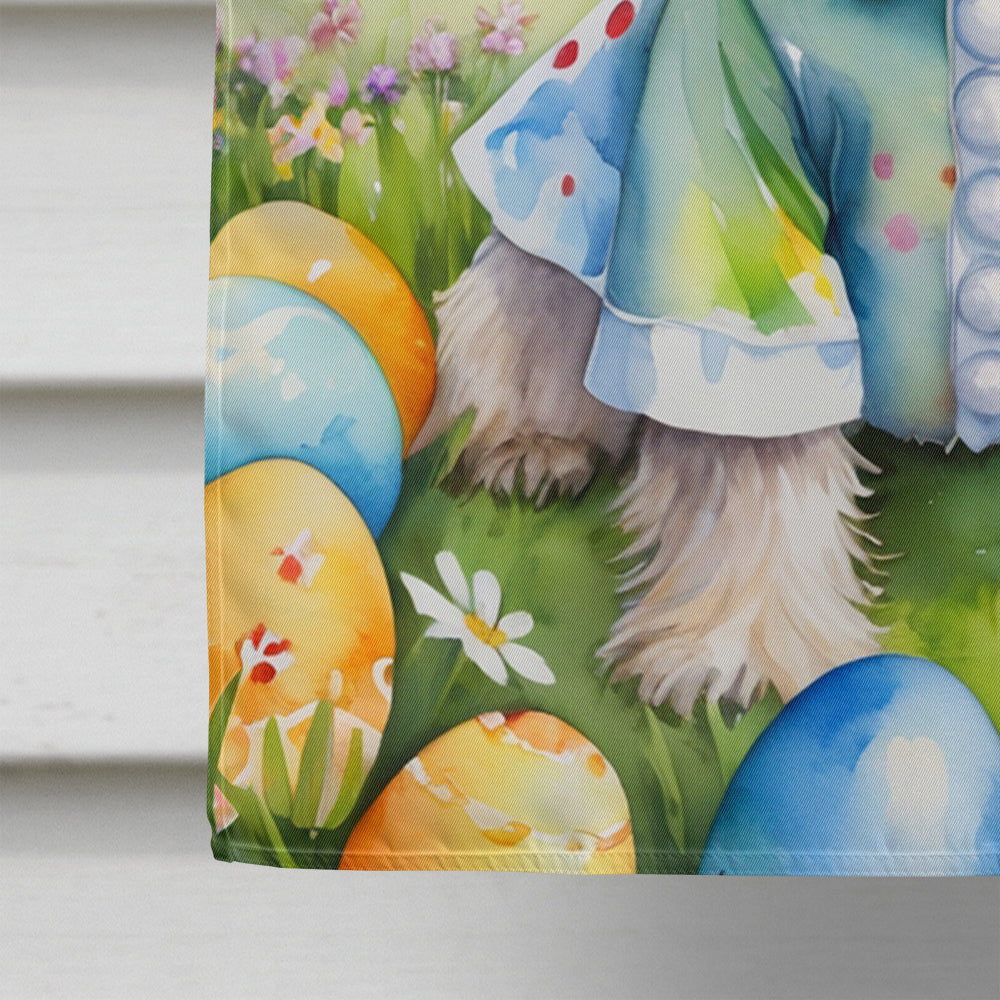 Dandie Dinmont Terrier Easter Egg Hunt House Flag