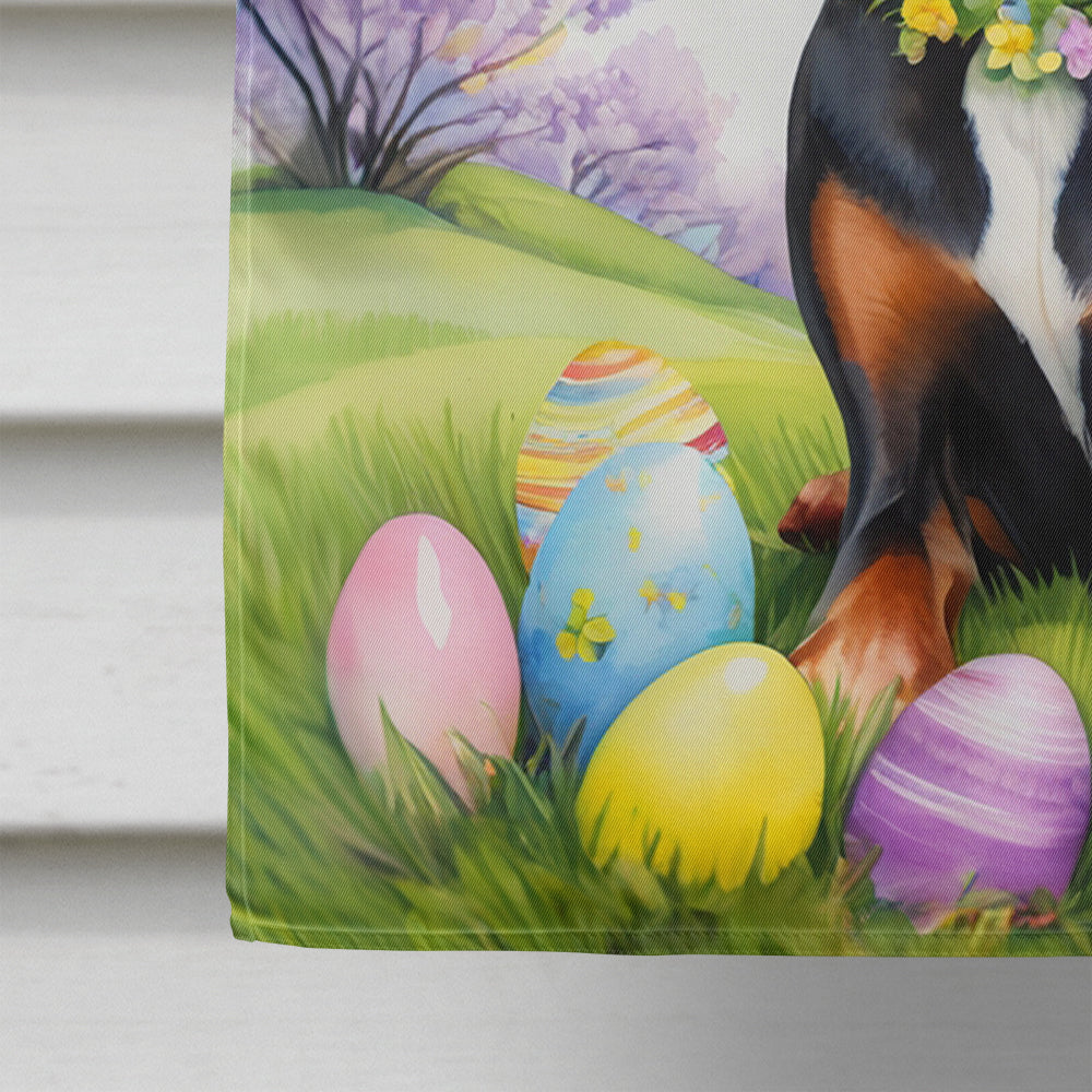 Doberman Pinscher Easter Egg Hunt House Flag