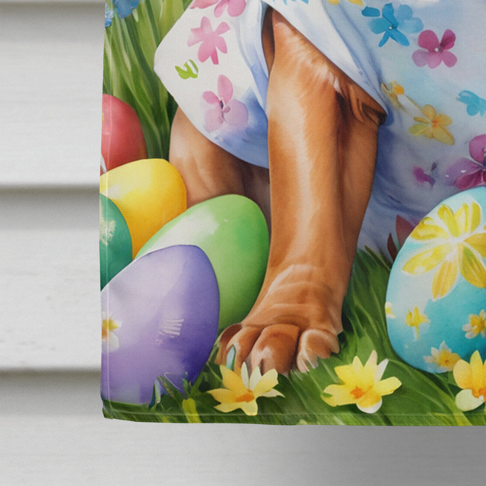 Dogue de Bordeaux Easter Egg Hunt House Flag