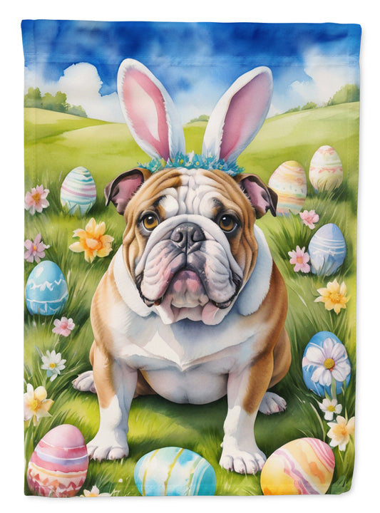 Buy this English Bulldog Easter Egg Hunt House Flag