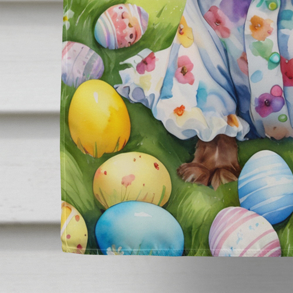 English Cocker Spaniel Easter Egg Hunt House Flag