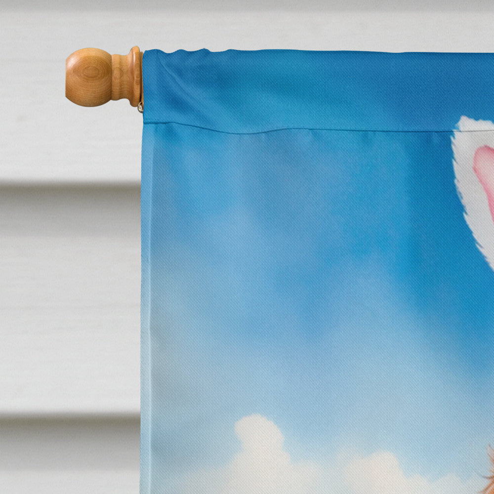 English Cocker Spaniel Easter Egg Hunt House Flag