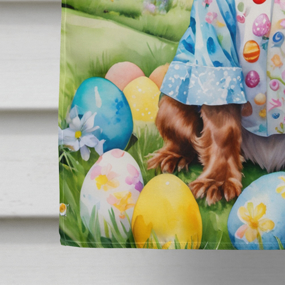 English Cocker Spaniel Easter Egg Hunt House Flag