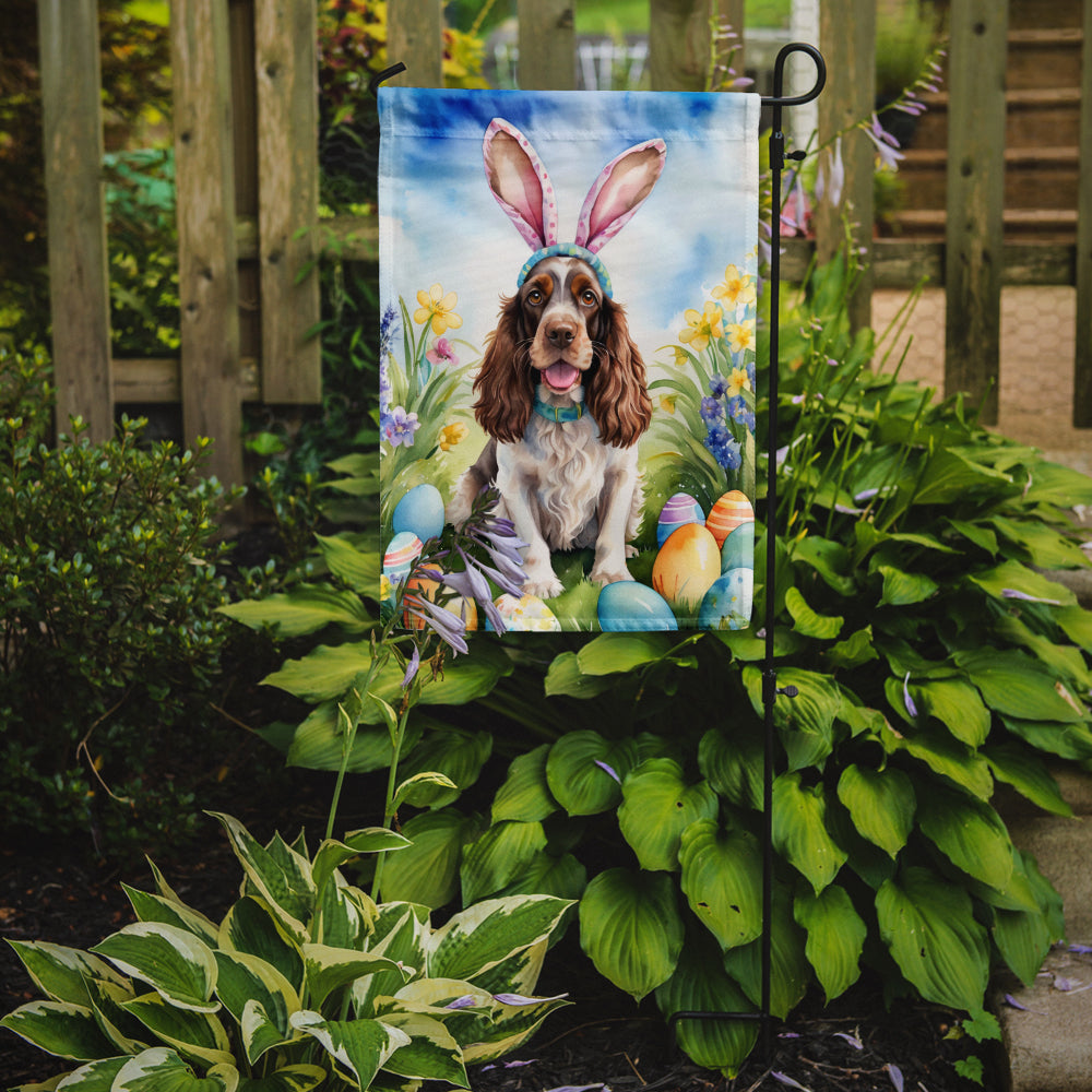 English Cocker Spaniel Easter Egg Hunt Garden Flag