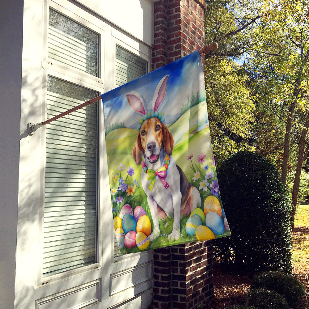 English Foxhound Easter Egg Hunt House Flag