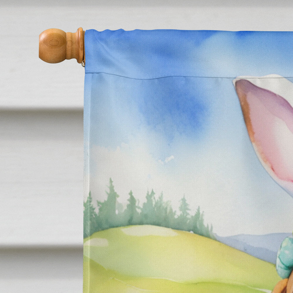 English Foxhound Easter Egg Hunt House Flag