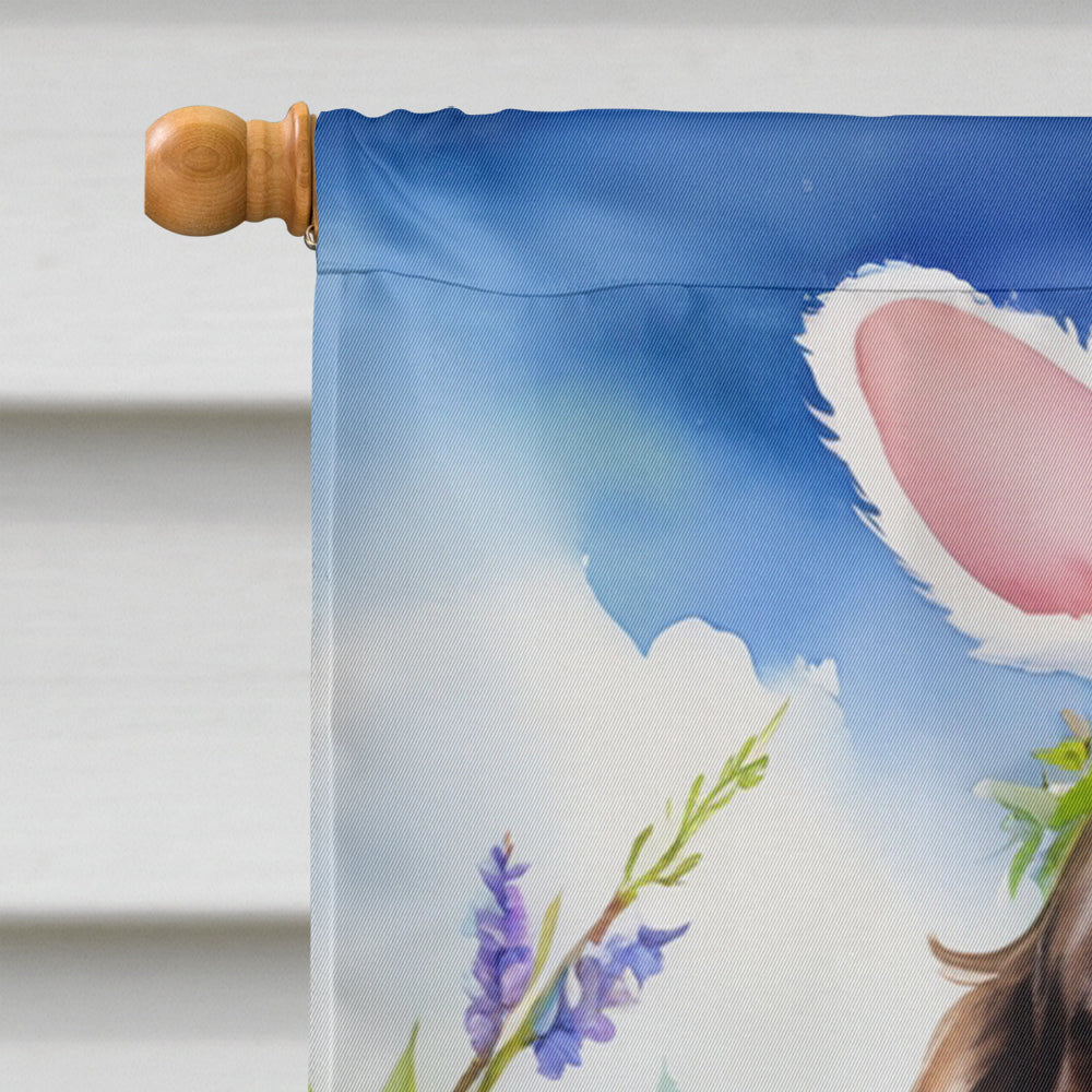 English Springer Spaniel Easter Egg Hunt House Flag