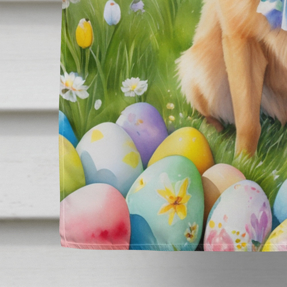 Finnish Spitz Easter Egg Hunt House Flag