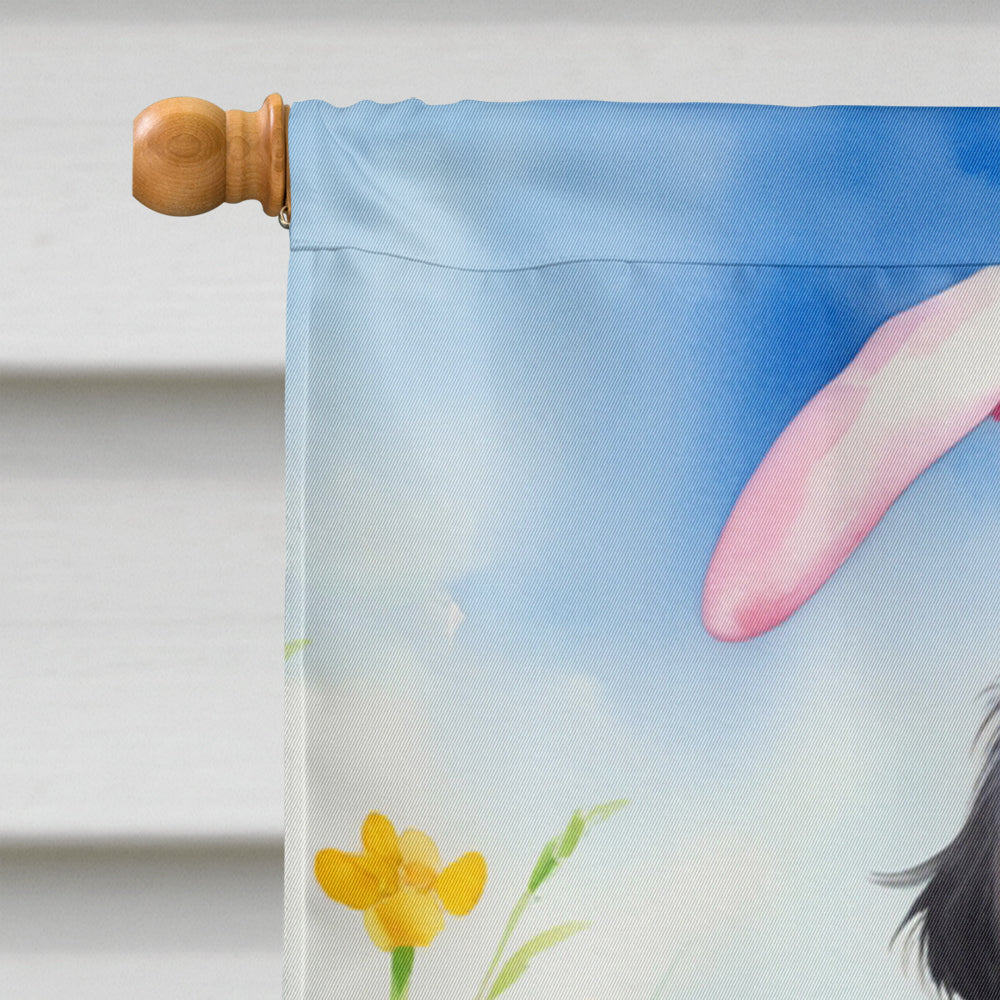 Flat-Coated Retriever Easter Egg Hunt House Flag