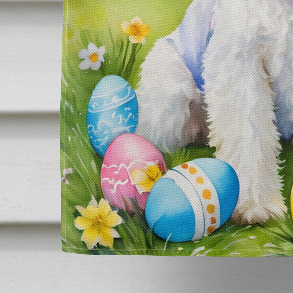 Fox Terrier Easter Egg Hunt House Flag