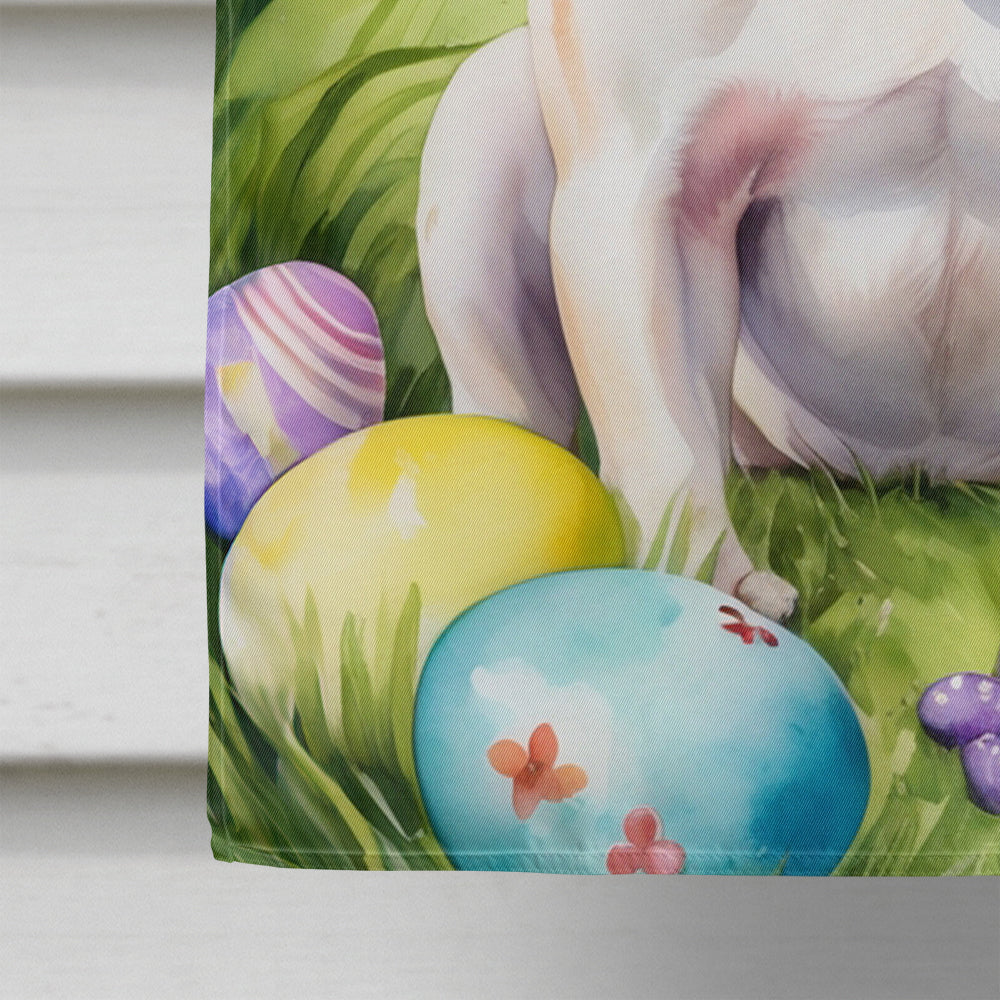 French Bulldog Easter Egg Hunt House Flag