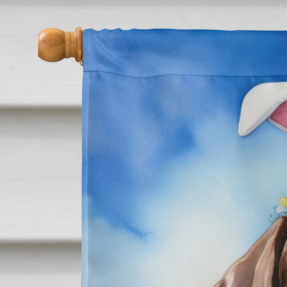 German Shorthaired Pointer Easter Egg Hunt House Flag