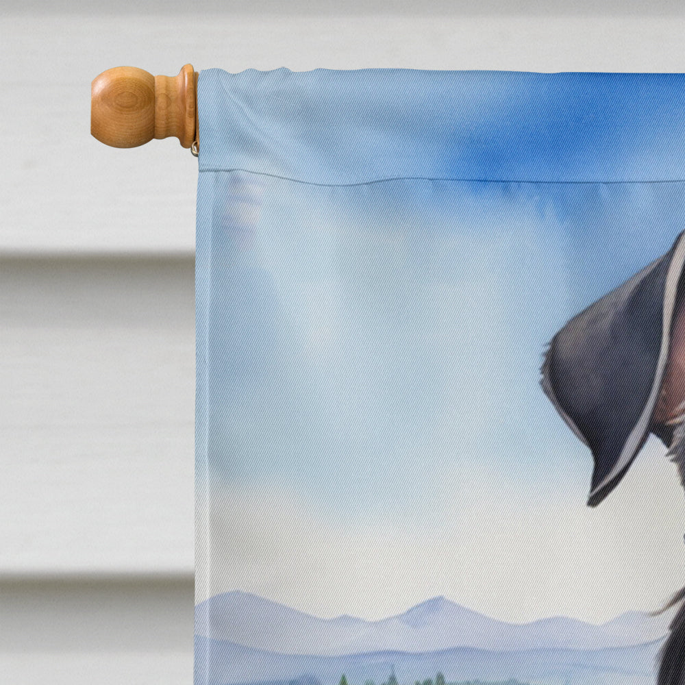 Giant Schnauzer Easter Egg Hunt House Flag