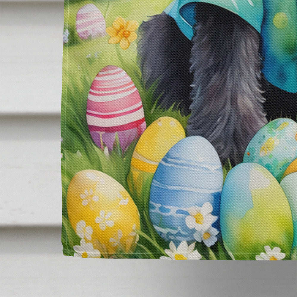 Giant Schnauzer Easter Egg Hunt House Flag