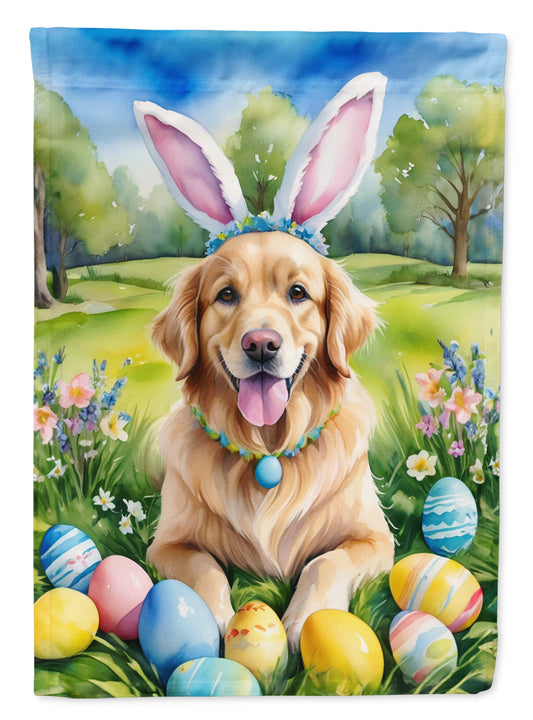 Buy this Golden Retriever Easter Egg Hunt House Flag