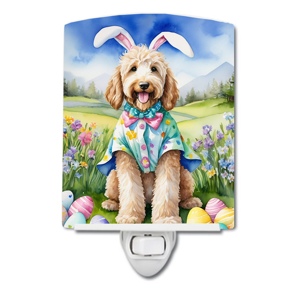 Buy this Goldendoodle Easter Egg Hunt Ceramic Night Light