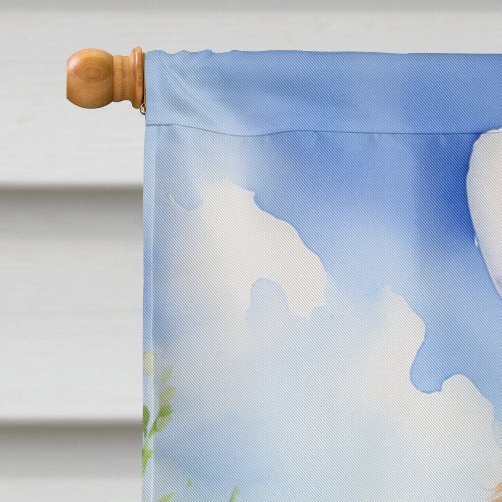 Goldendoodle Easter Egg Hunt House Flag