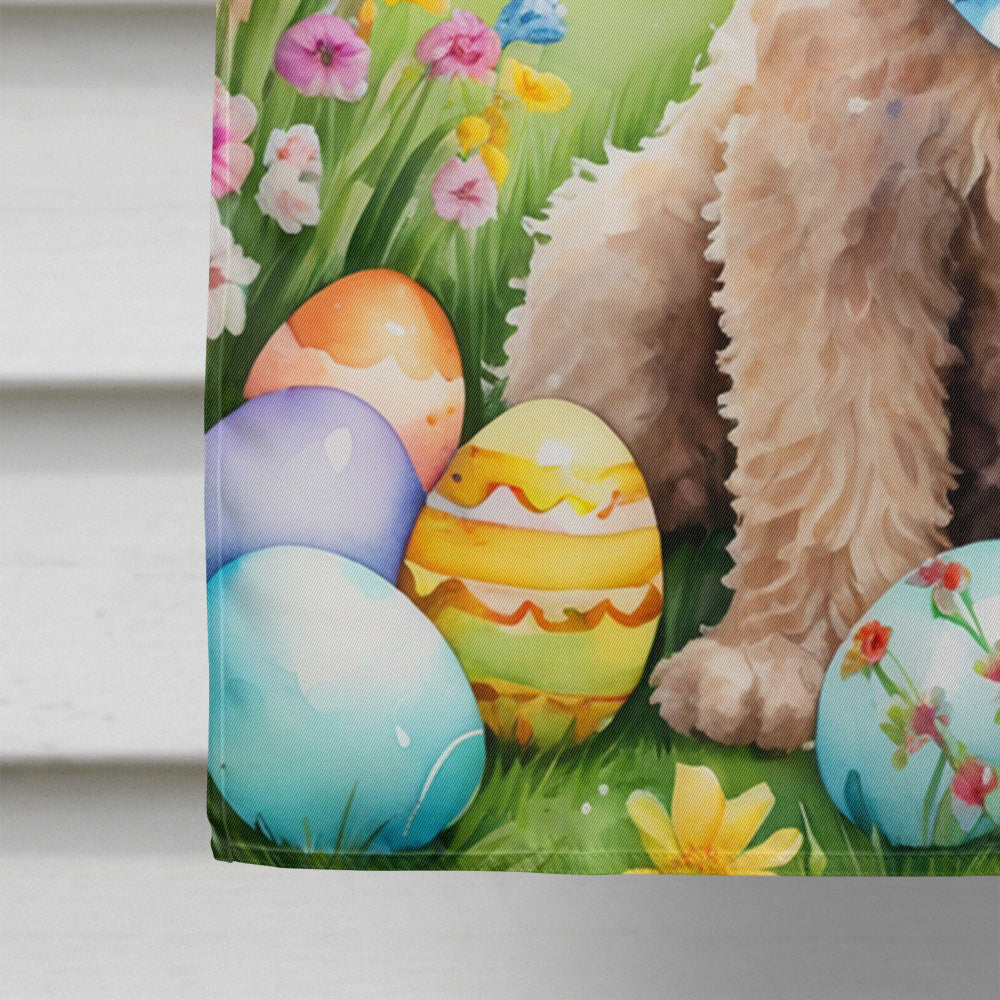 Goldendoodle Easter Egg Hunt House Flag