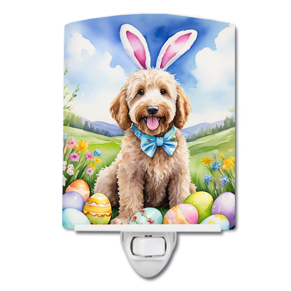 Buy this Goldendoodle Easter Egg Hunt Ceramic Night Light