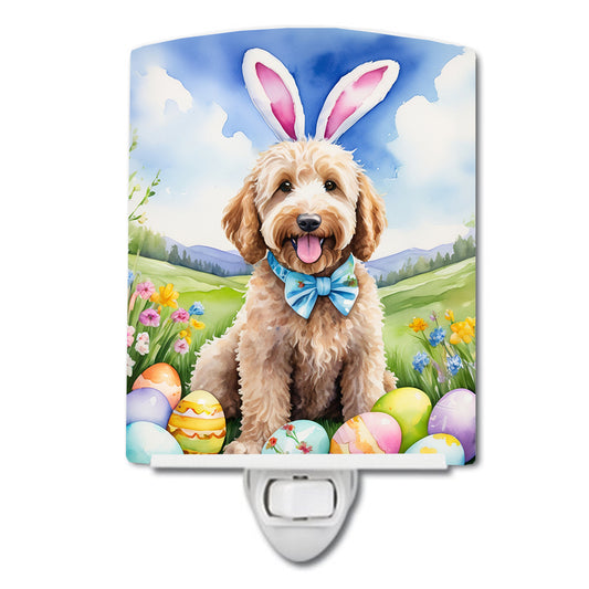 Buy this Goldendoodle Easter Egg Hunt Ceramic Night Light