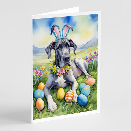 Buy this Great Dane Easter Egg Hunt Greeting Cards Pack of 8