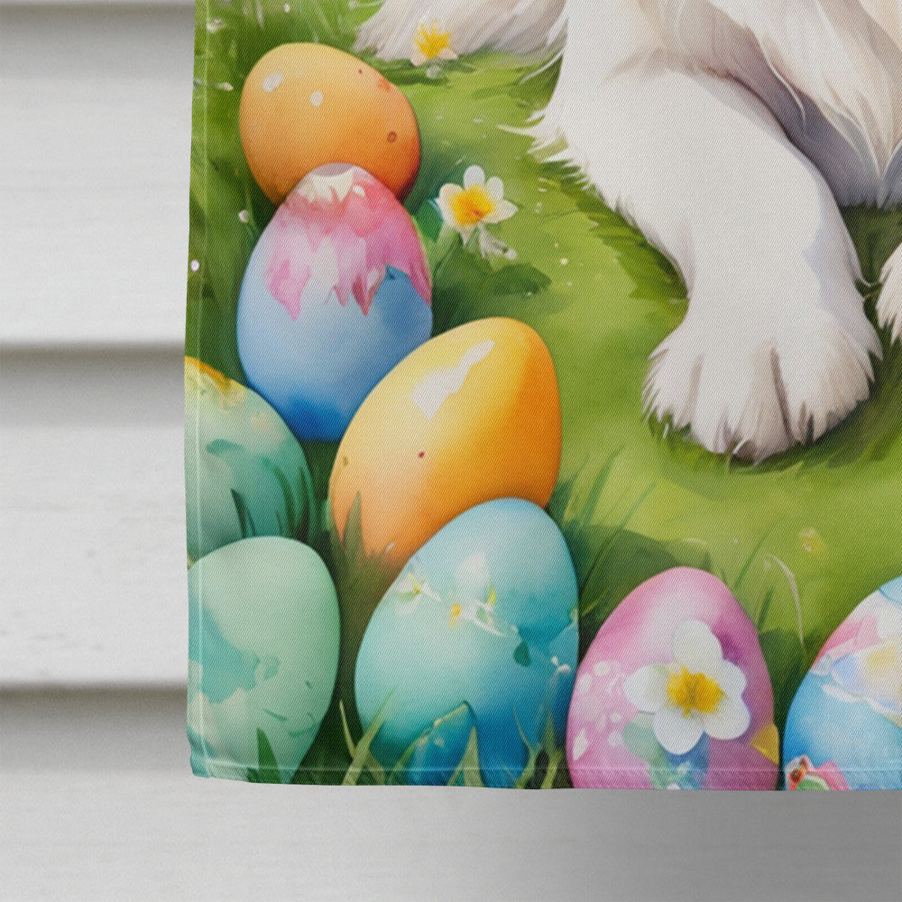 Great Pyrenees Easter Egg Hunt House Flag