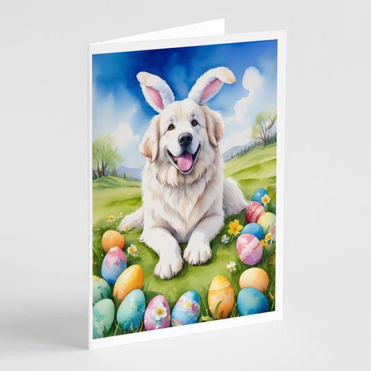 Buy this Great Pyrenees Easter Egg Hunt Greeting Cards Pack of 8