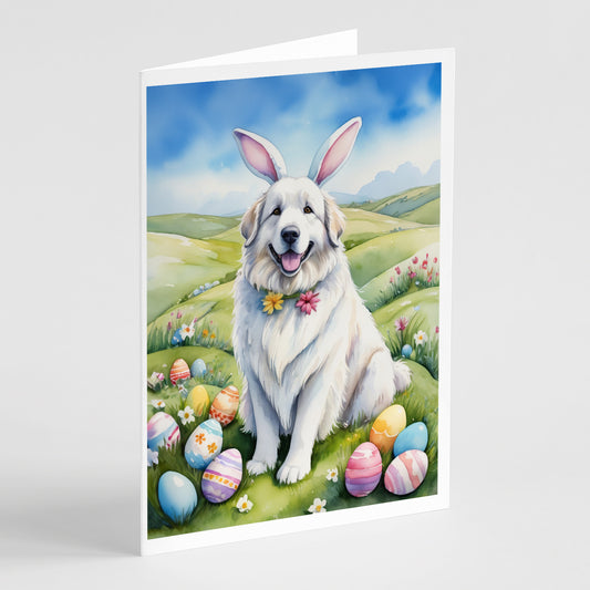 Buy this Great Pyrenees Easter Egg Hunt Greeting Cards Pack of 8