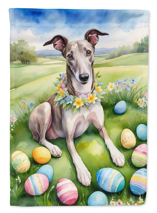 Buy this Greyhound Easter Egg Hunt House Flag