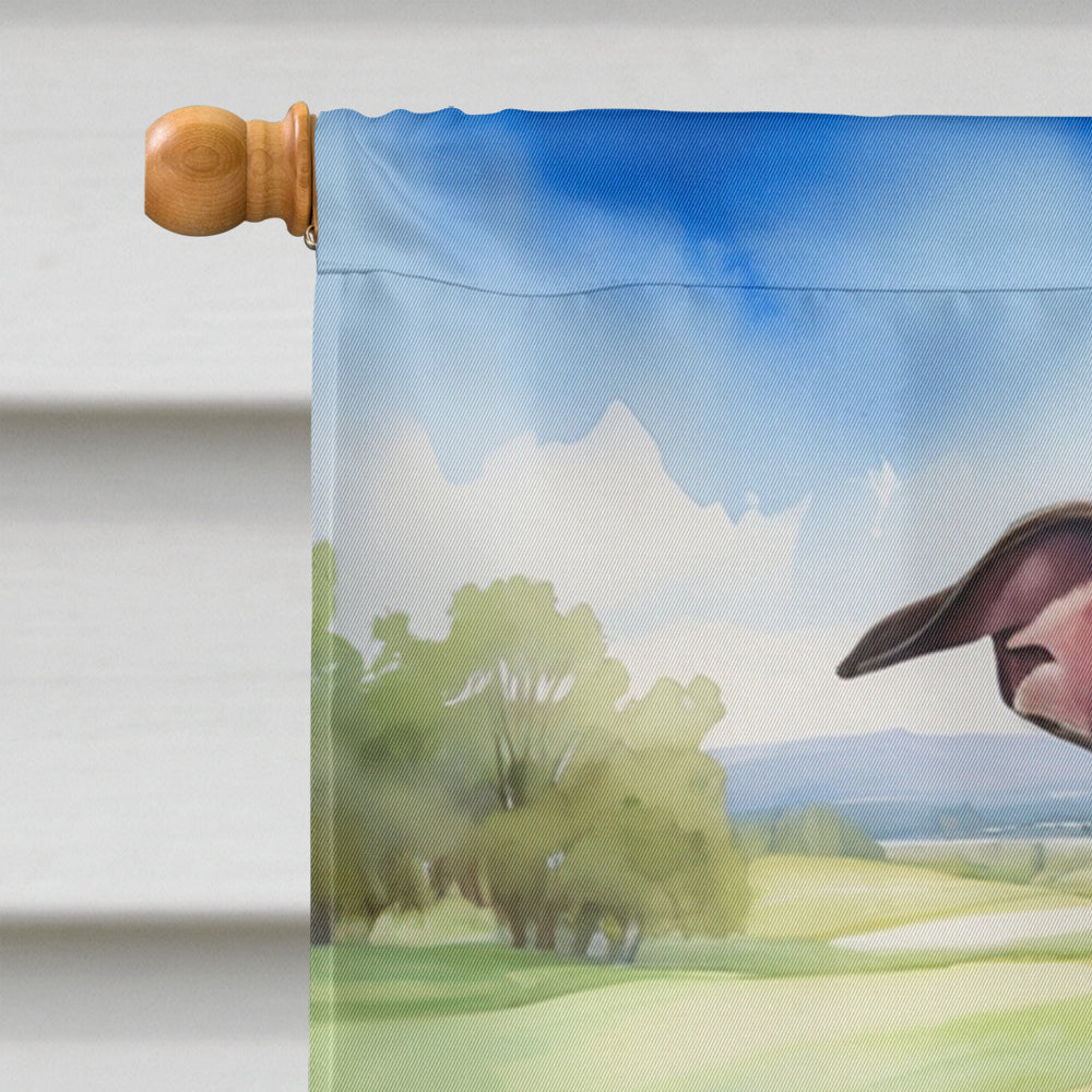Greyhound Easter Egg Hunt House Flag