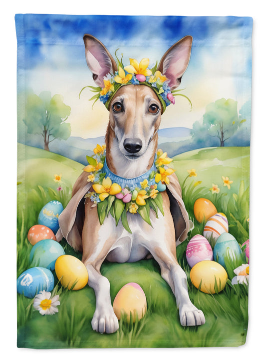 Buy this Greyhound Easter Egg Hunt Garden Flag