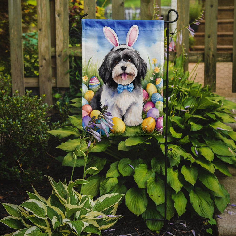 Havanese Easter Egg Hunt Garden Flag