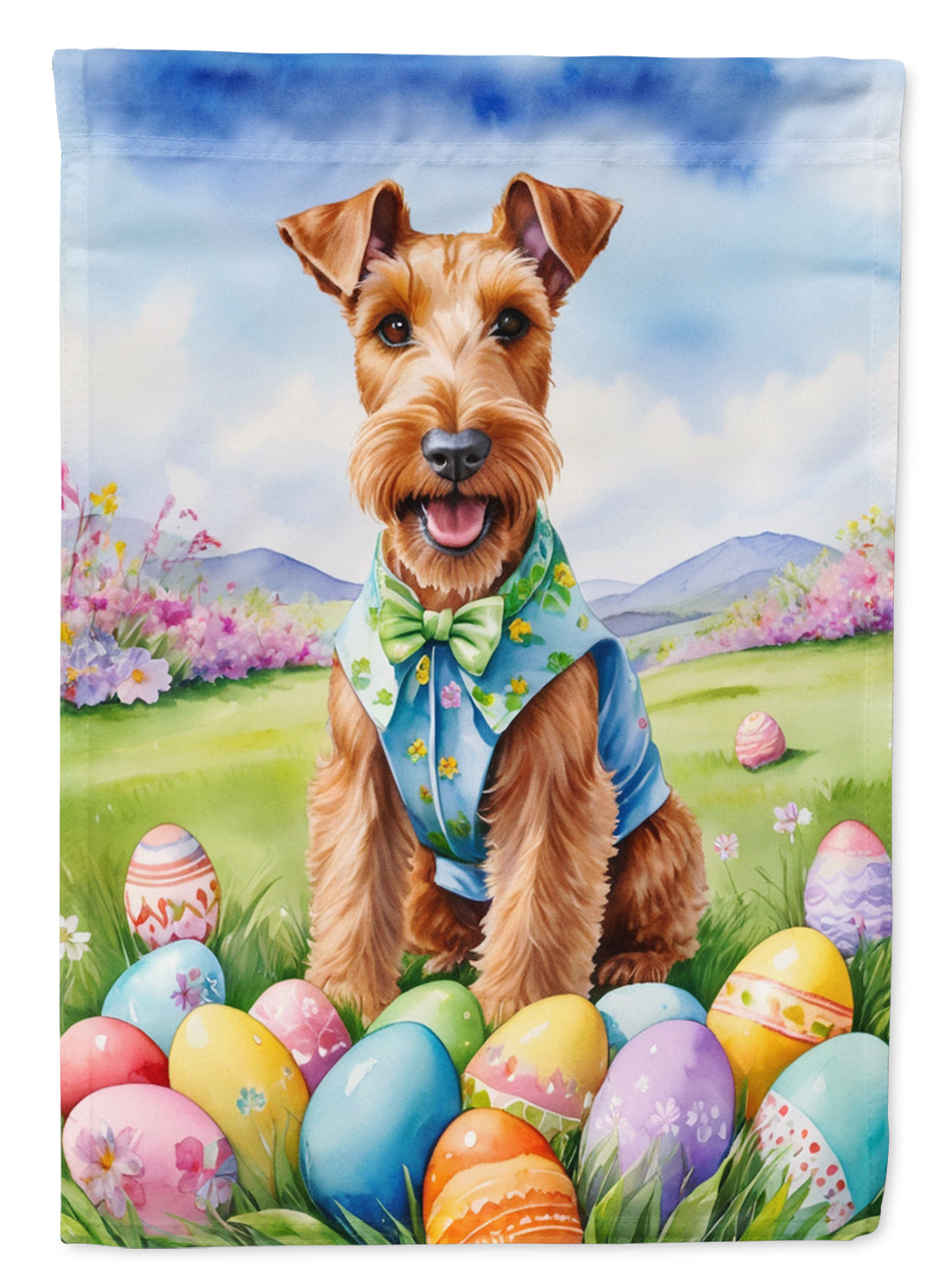 Buy this Irish Terrier Easter Egg Hunt Garden Flag