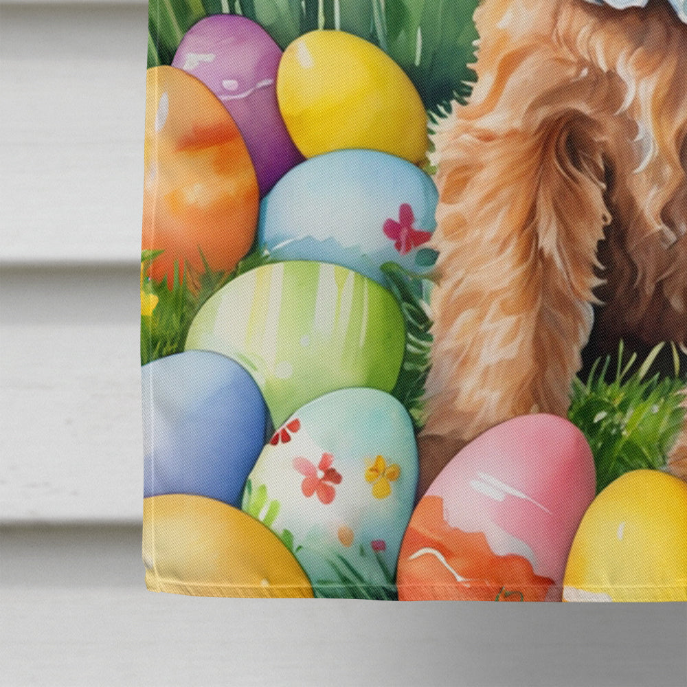 Irish Terrier Easter Egg Hunt House Flag