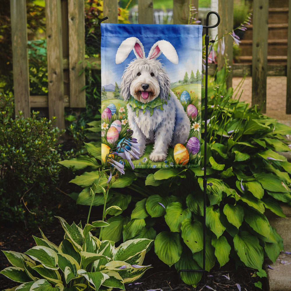Komondor Easter Egg Hunt Garden Flag