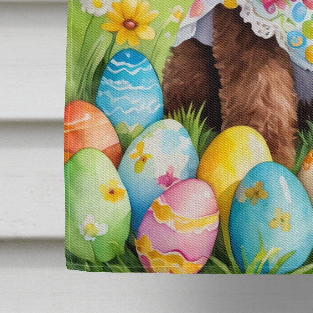 Labradoodle Easter Egg Hunt House Flag